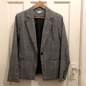 Tribal plaid blazer